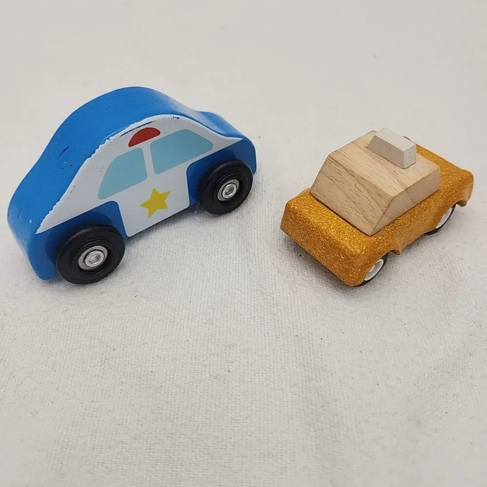 Cars Chunky Wooden Vehicles Horizon Group Mellisa & Doug Plantoys 7 Bundle Wood